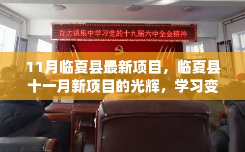 臨夏縣11月新項目點燃希望之火，學(xué)習(xí)變革，自信成就夢想的光輝