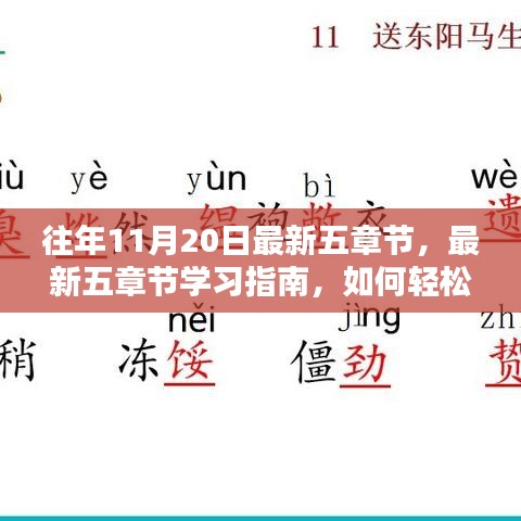 往年11月20日最新五章節(jié)學(xué)習(xí)指南，輕松掌握關(guān)鍵知識點(diǎn)攻略