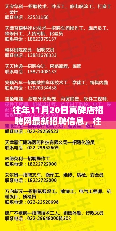 往年11月20日高碑店招聘網(wǎng)最新招聘信息匯總與求職步驟指南解析